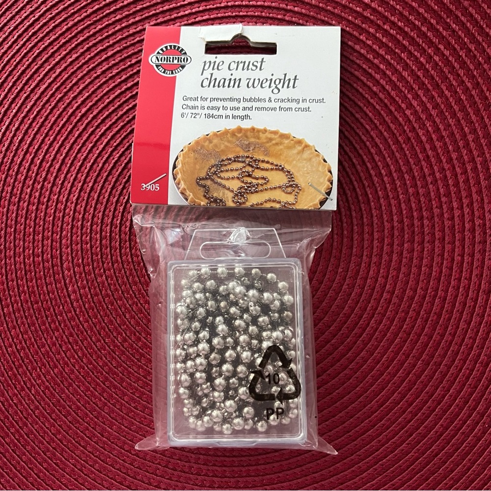 NWT Norpro Pie Crust Chain Weight